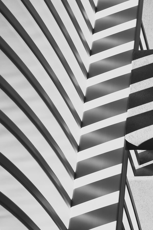 series of lines created from shadows and light