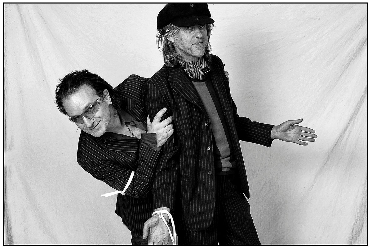Bono and Bob Geldof (Credit: Dave Hogan / Getty Images)