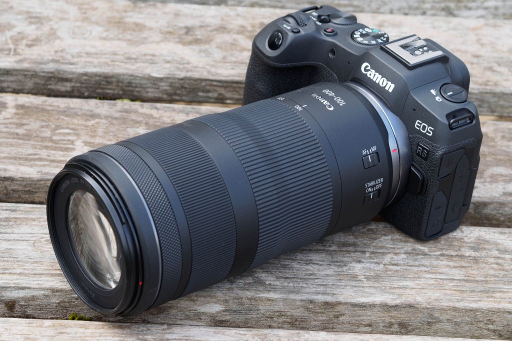 Canon EOS R8 with RF 100-400mm lens