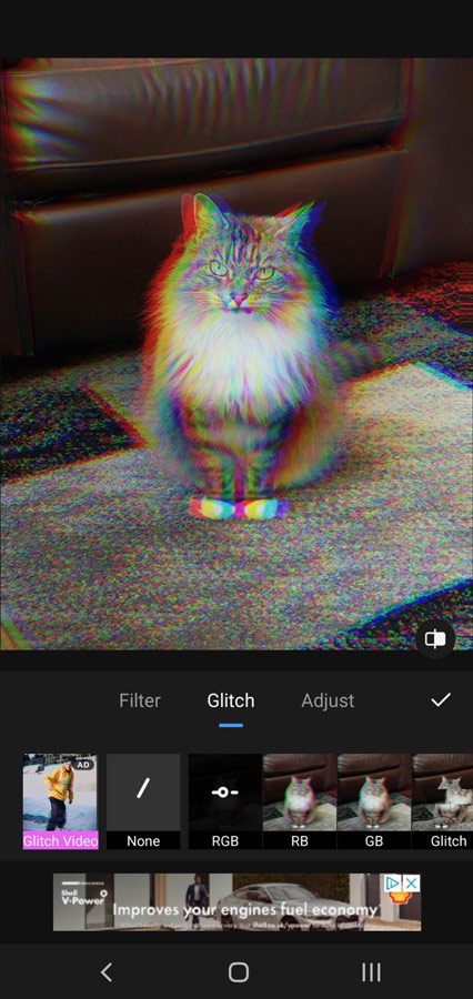 Photo Editor Pro (Polish), photo Glitch effect, photo Joshua Waller