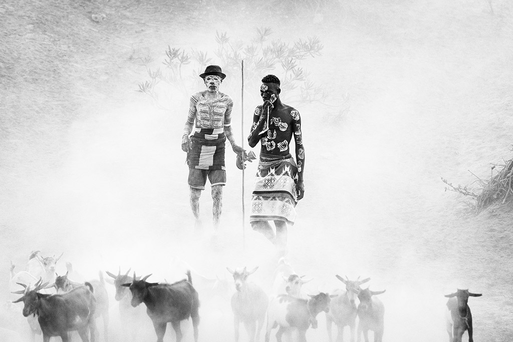 Goat Herding The Karo tribe, Ethiopia