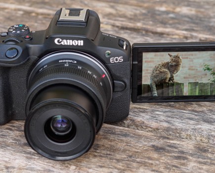 Canon EOS R50 selfie screen