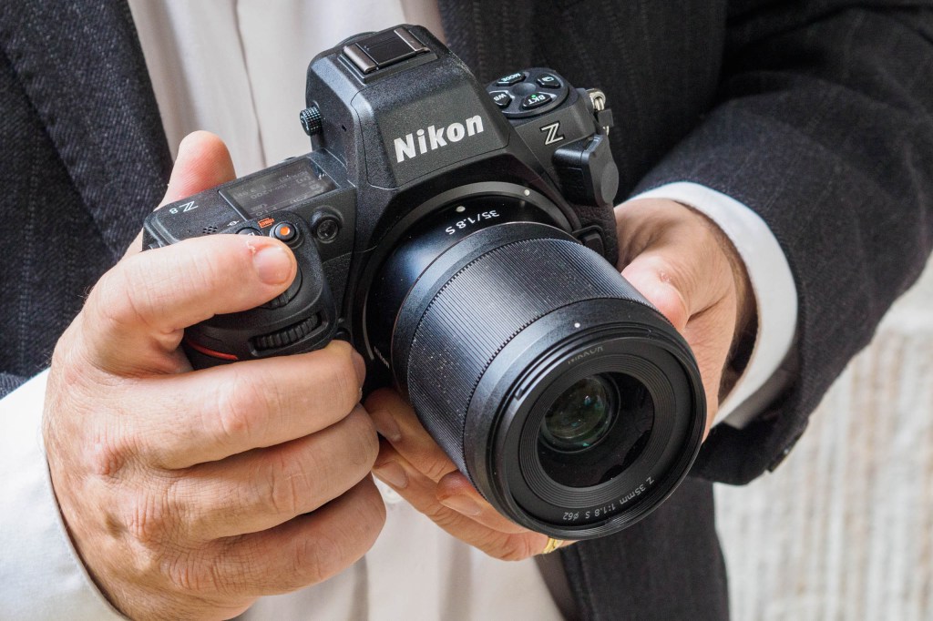 Nikon Z8 in-hand