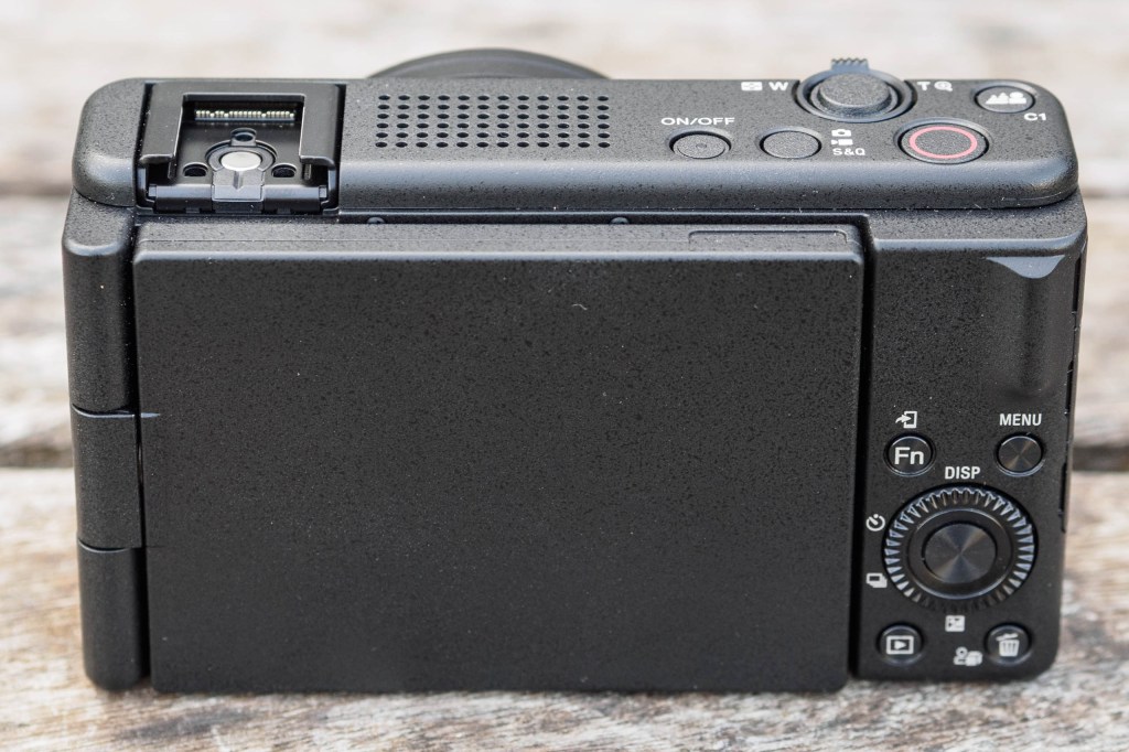Sony ZV-1 Mark II back with screen closed