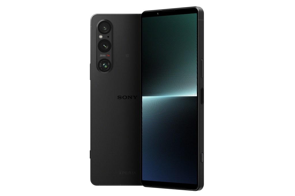 Sony Xperia 1 V front and back. Image: Sony.