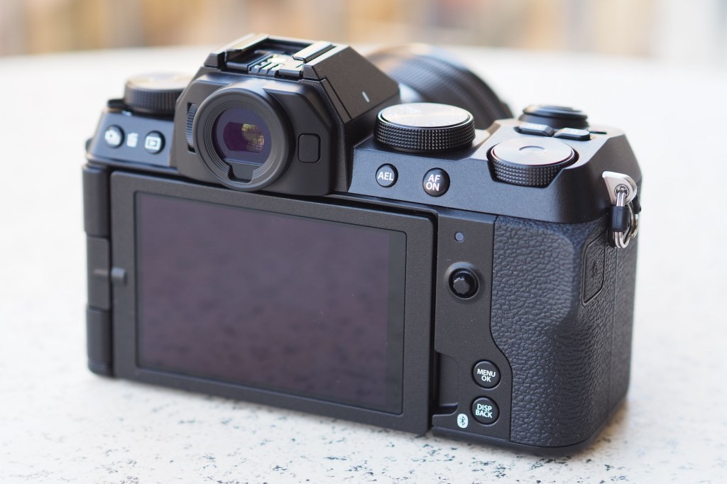 Customisable buttons and dials are all over the Fujifilm X-S20. Photo Joshua Waller