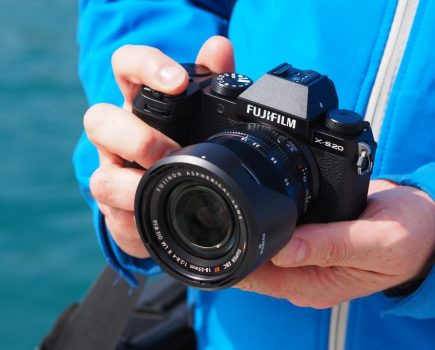 Fujifilm X-S20 in-hand (JW/AP)