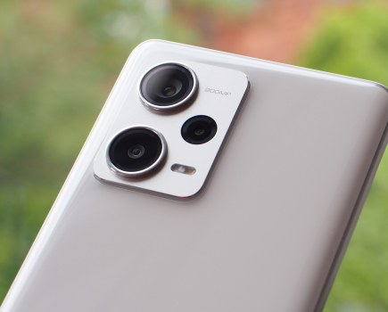 Redmi Note 12 Pro + 5G with a triple camera setup. Photo: Joshua Waller