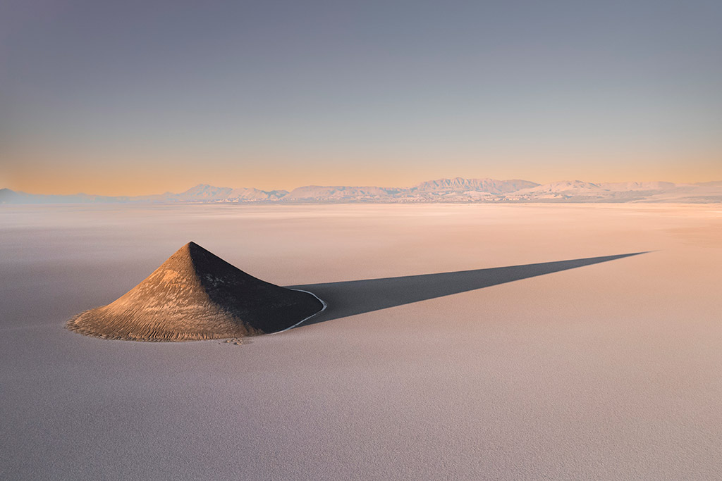 drone shot of the Cono de Arita in Argentina apoy 2023 landscape winner