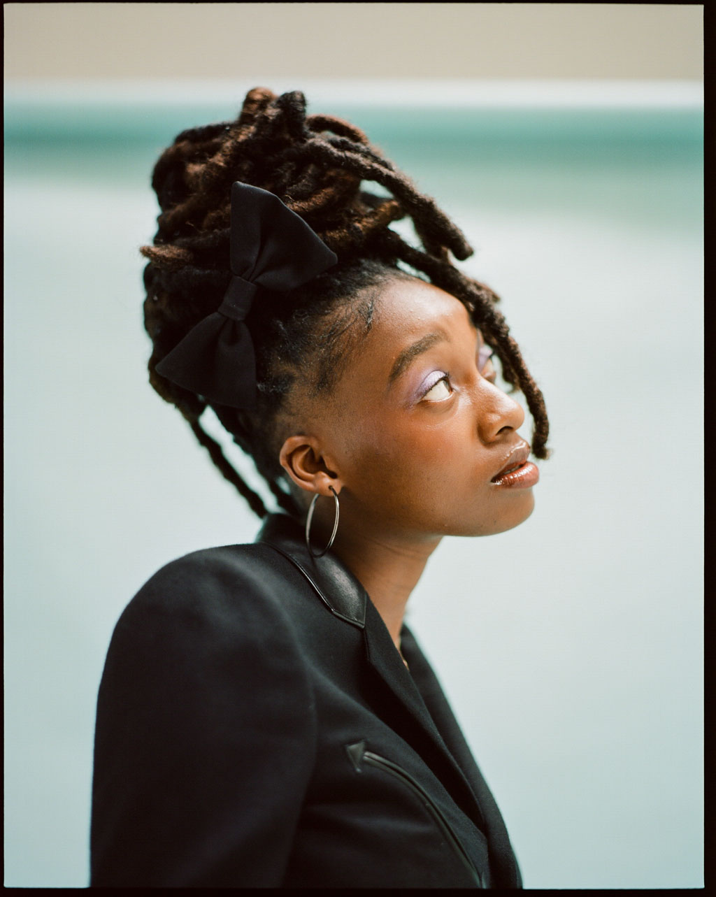 Portrait of Little Simz by Vicky Grout, music photography, portrait photography