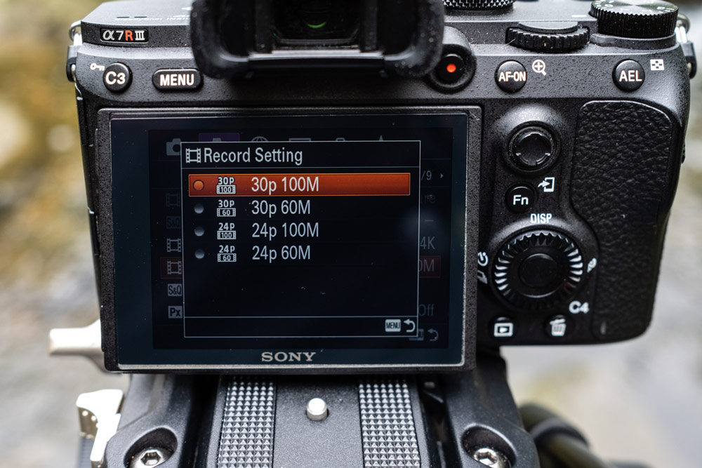 How to get better videos by shooting in Log, set frame rate and bit rate