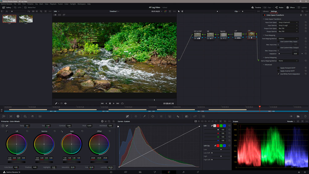 How to get better videos by shooting in Log, post processing