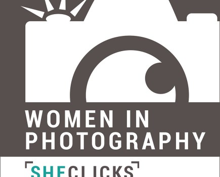 she clicks women in photography podcast logo