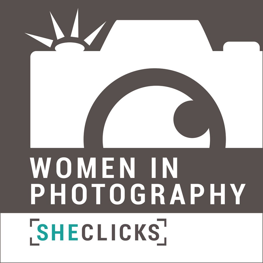 she clicks women in photography podcast logo