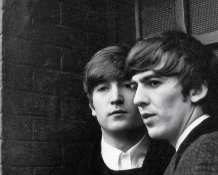 Paul McCartney book and exhibition, John Lennon and George Harris