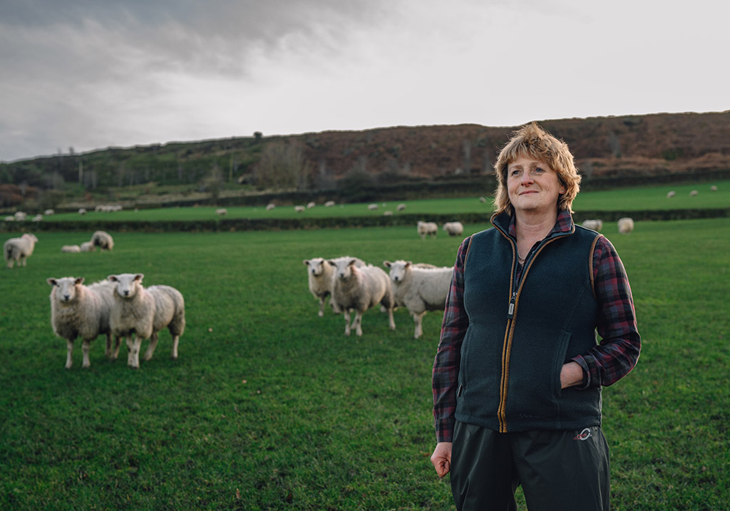 Rachel Coates, farmer, Low Springs, Baildon. ‘I do most jobs, apart from milking’ Image credit: Carolyn Mendelsohn