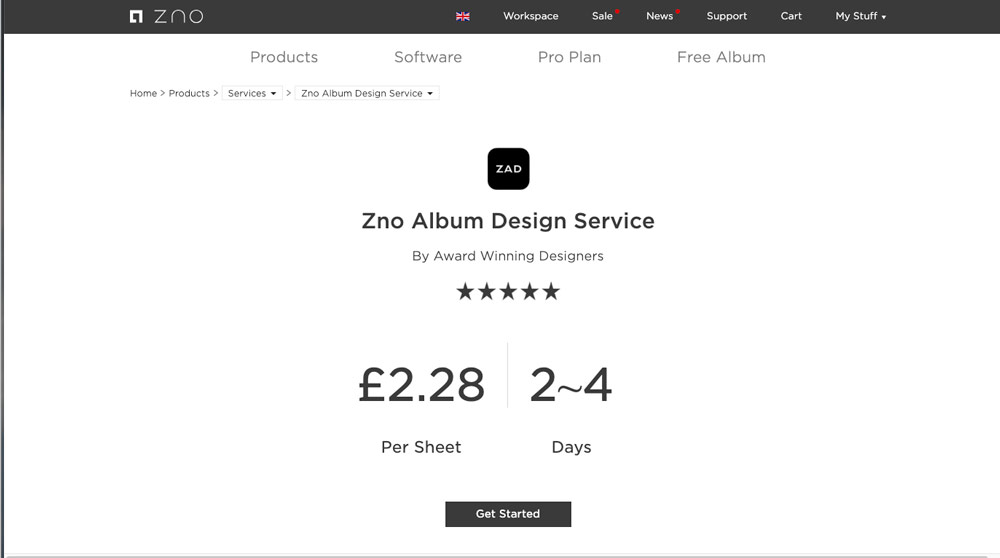 Zno Album Designer