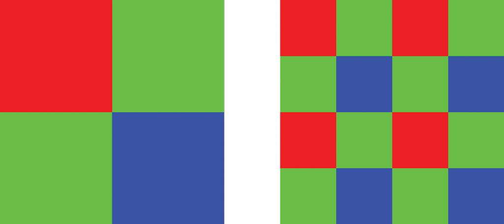 Pixel density comparison 