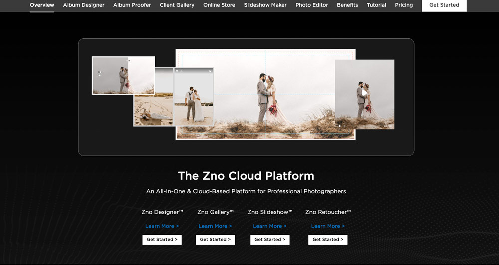 Zno online photo gallery, Zno Album Designer