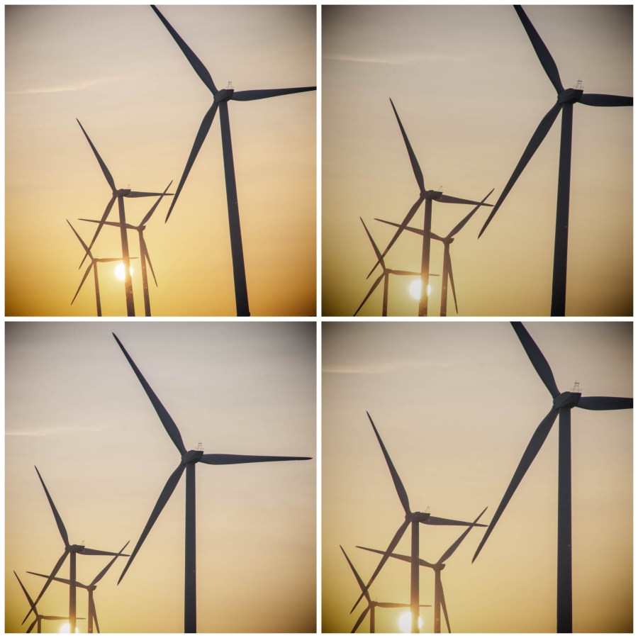 Nik 6 Analog Efex example wind turbines