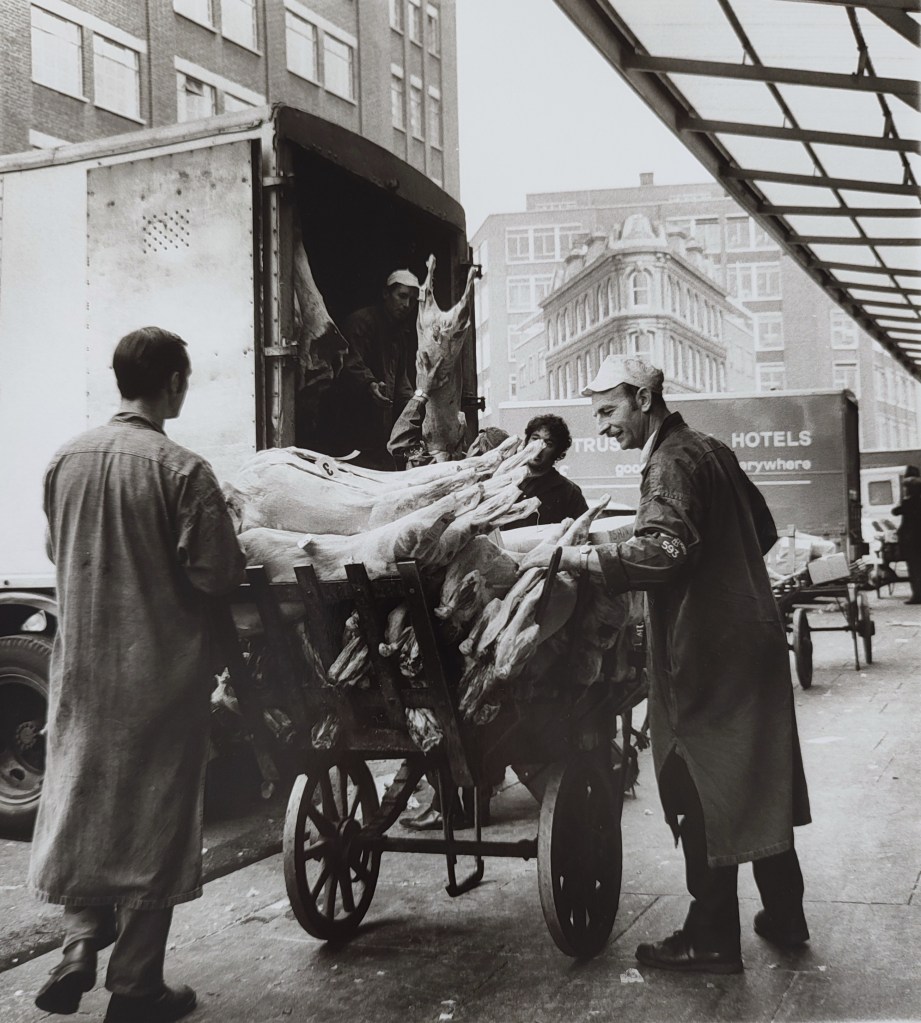 Dorothy Bohm, Smithfield Market, famous Meat Market in London, 1970s