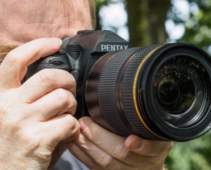 Pentax K-3 Mark III Monochrome in use