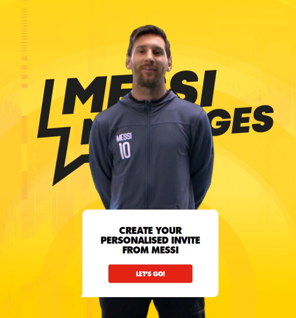Lionel Messi deepfake