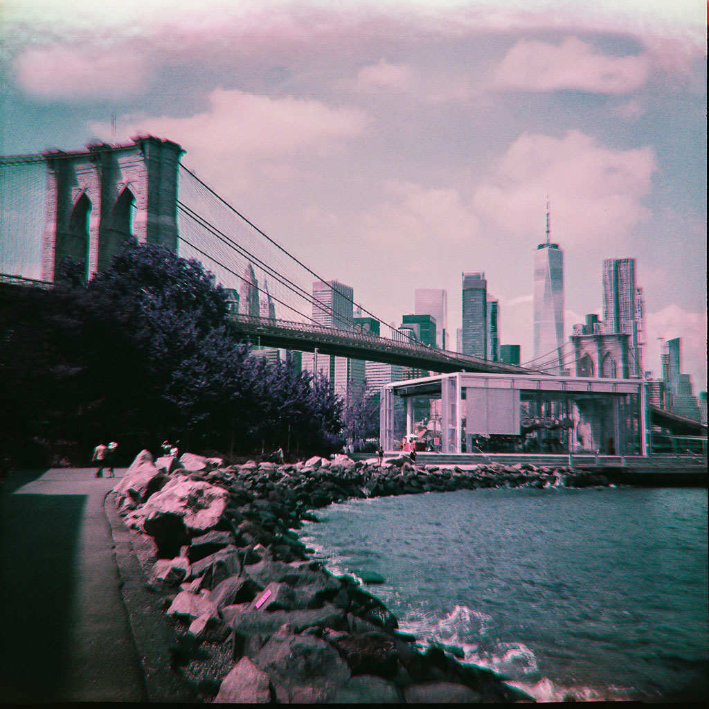 Photo taken with Diana F+, Stephen Diamond, new york city, film photography