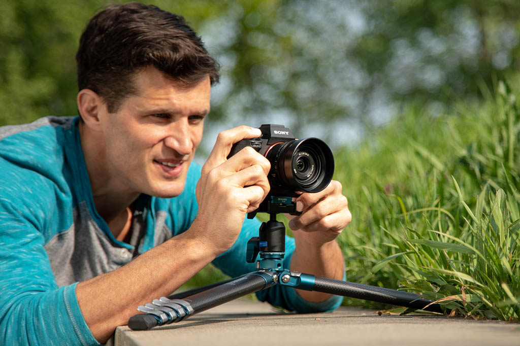 Benro Cyanbird set for low-angle shooting