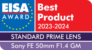 EISA STANDARD PRIME LENS 2023-2024 Sony FE 50mm F1.4 GM