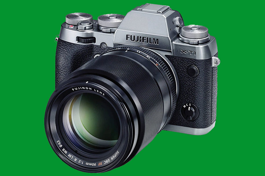 Fujifilm XF 90mm F2 R LM WR mounted to an X-T1
