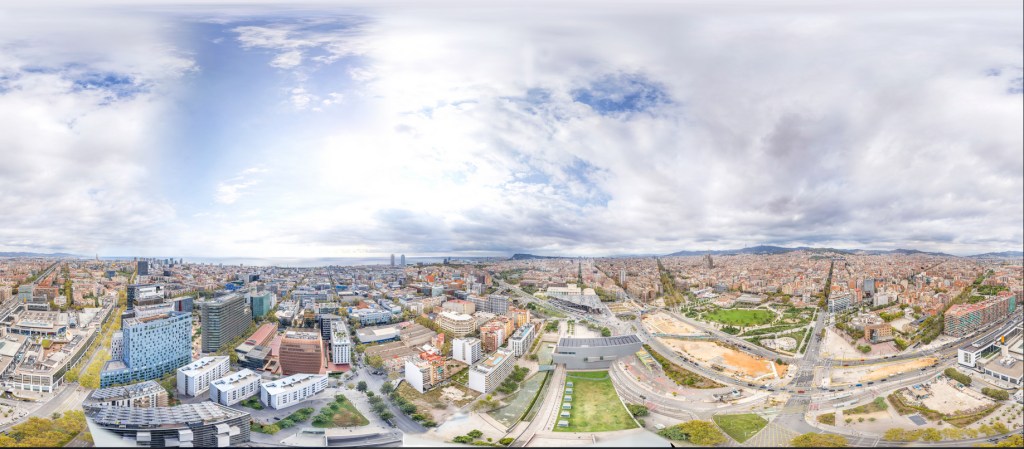 Jeffrey Martin Barcelona Gigapixel Panoramic image shot from a high building