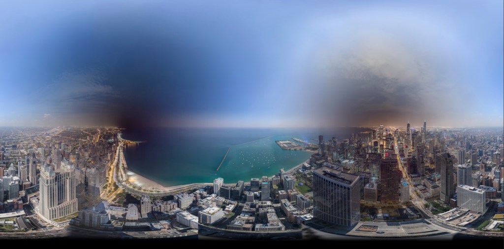 Jeffrey Martin Gigapixel Panoramic Image of Chicago from a skyscraper