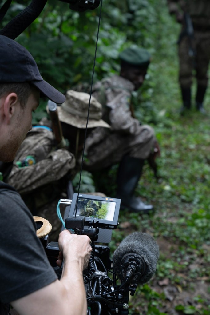 Hearts of Bwindi gorilla conservation, filming