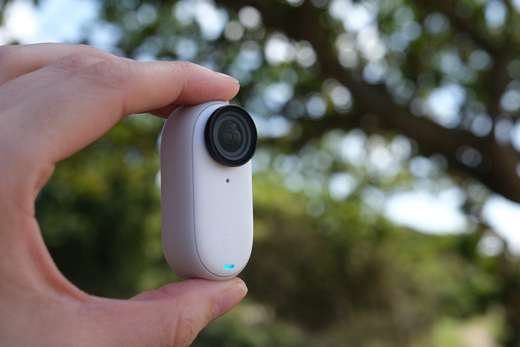 Insta360 go 3 tiny action camera that fits in the palm of your hand
