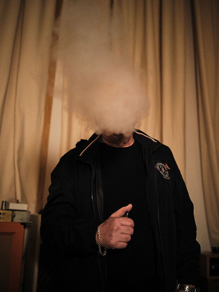 smoke in front of a mans face Taylor Wessing Photo Portrait Prize 2023