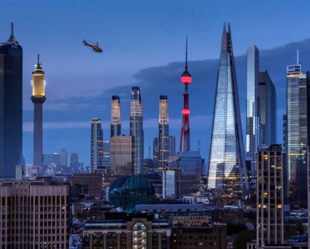London reimagined by AI after, , photographer reimagines UK skylines with Generative Fill