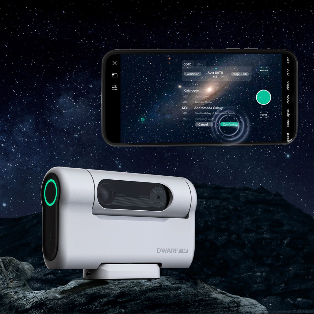 DWARF II Smart Telescope - Smartphone app - Image: DrawfLAB