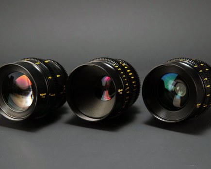 Mitakon Speedmaster 20mm, 35mm, 50mm T1.0 S35 Cine Lens Bundle. Image: zyoptics.net