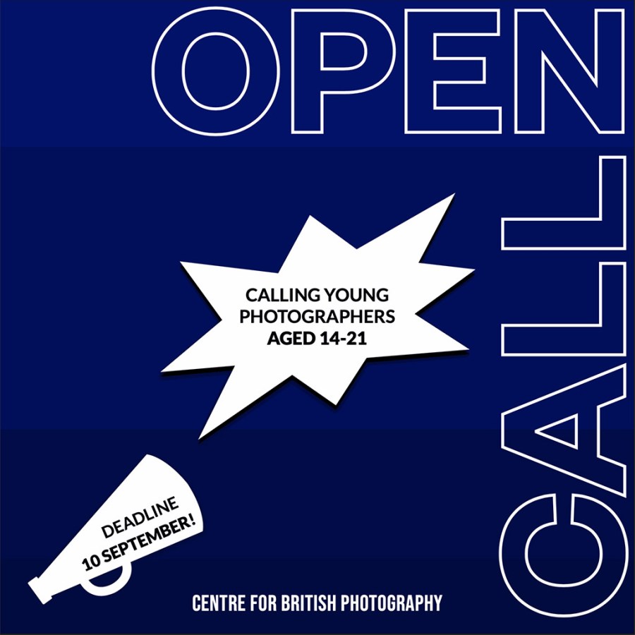open call graphic for young photographers centre for british photography