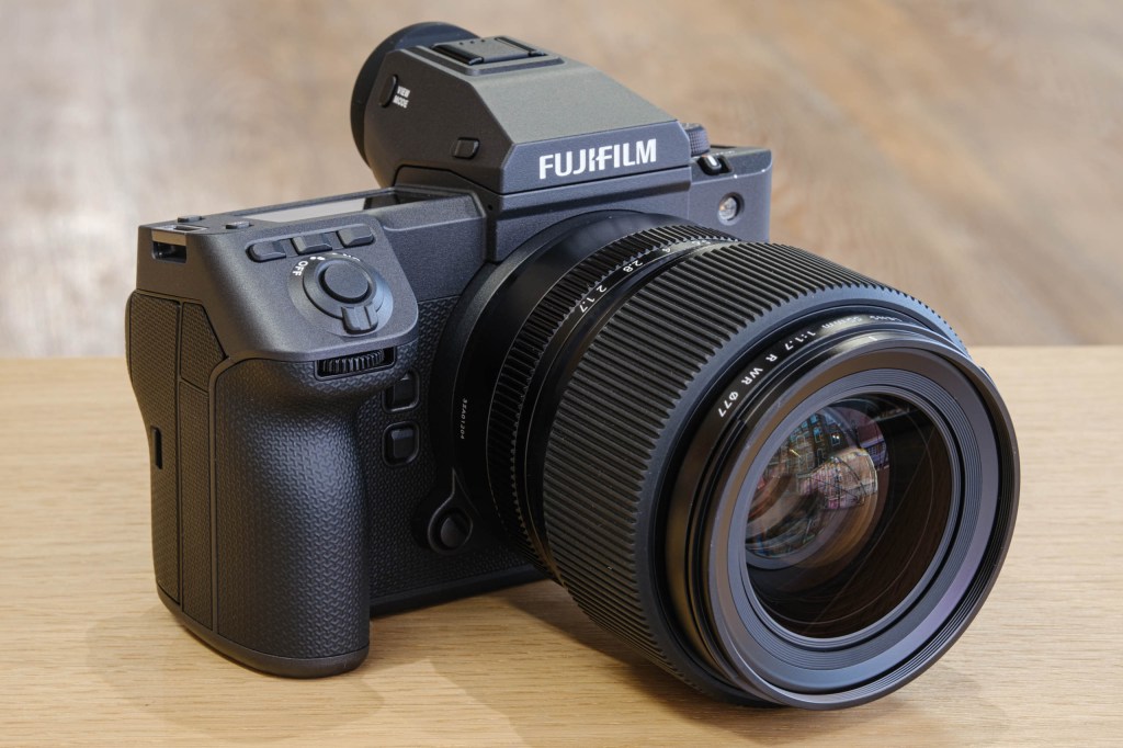 Fujifilm GF 55mm F1.7 R WR lens on the Fujifilm GFX100 II 