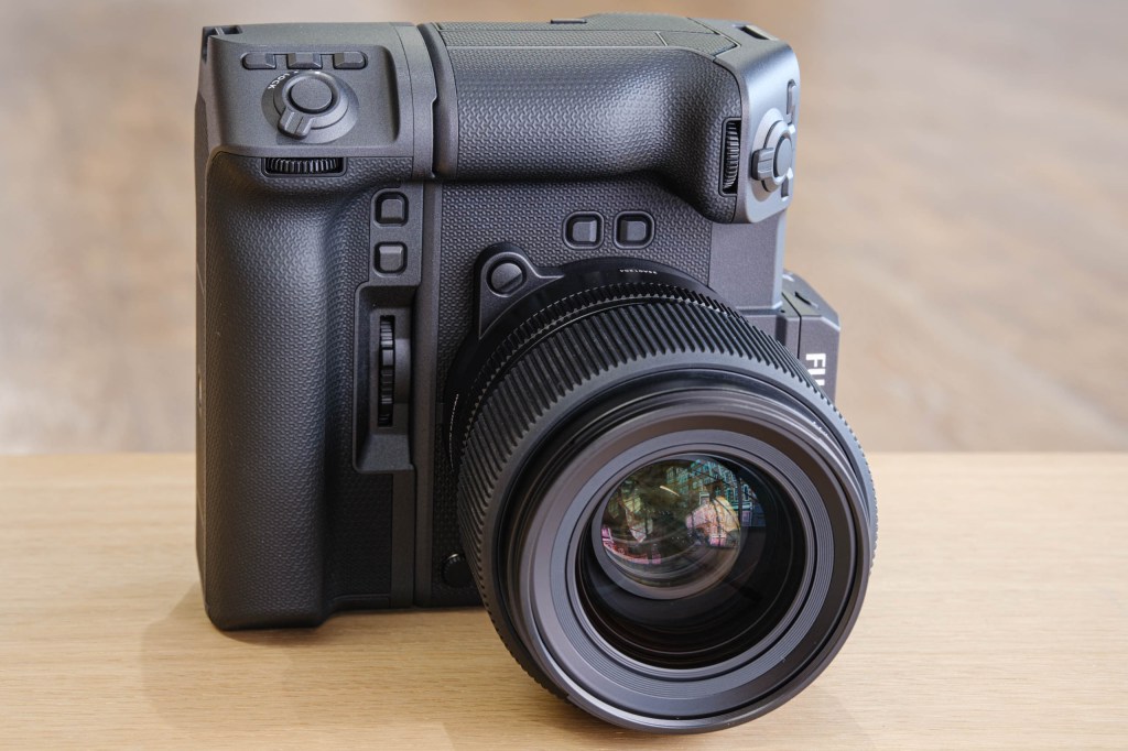 Fujifilm GFX100 II with VG-GFX II battery grip attached