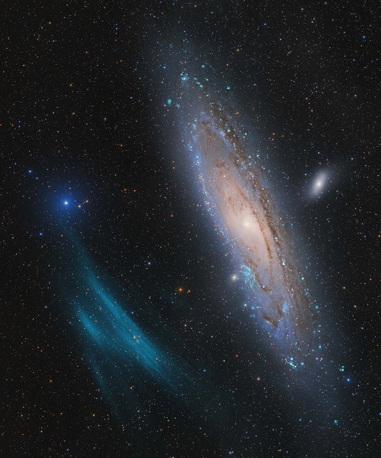 Andromeda, Unexpected © Marcel Drechsler, Xavier Strottner, Yann Sainty Astronomy Photographer of the Year 15 winner