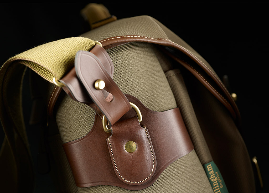 Billingham Hadley One Sage FibreNyte with Chocolate leather. Photo: courtesy/copyright of Billingham