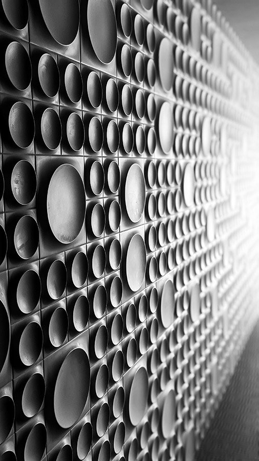 abstract architecture circles black and white james fitch photo