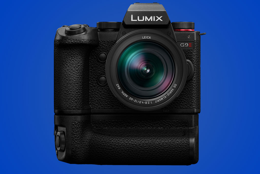 Panasonic Lumix G9II fitted with the DMW-DG1 battery grip