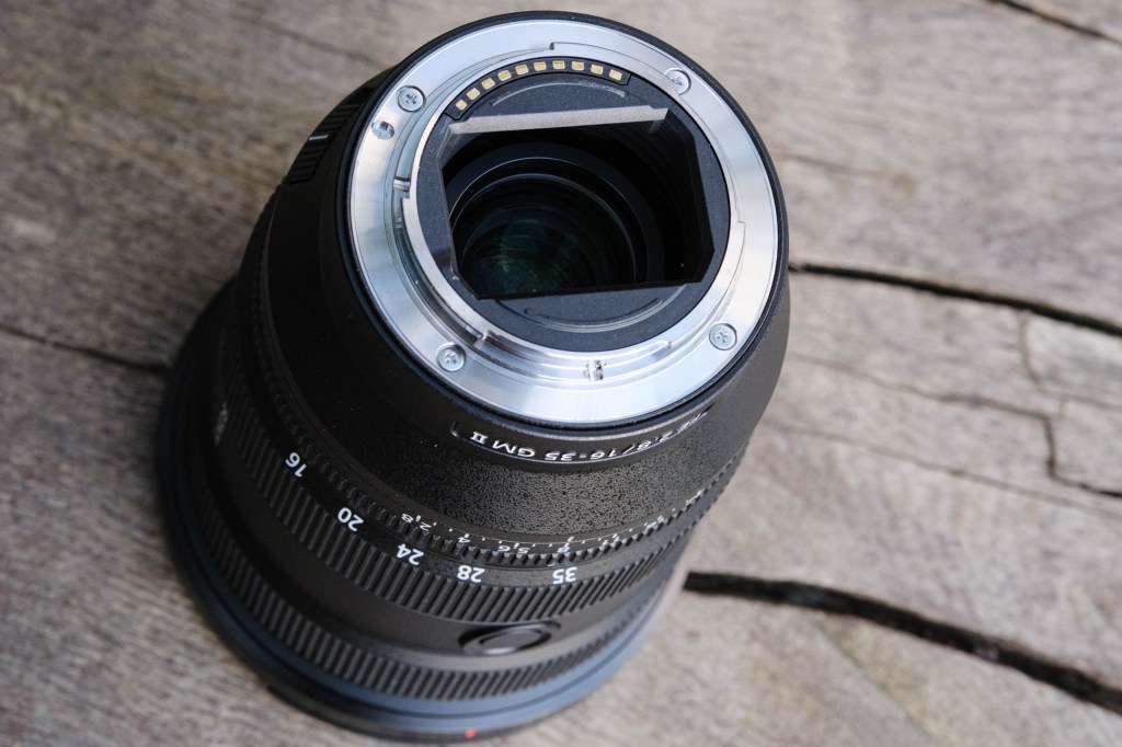 Sony FE 16-35mm F2.8 GM II lens mount