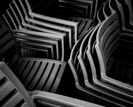 stacks of chairs abstract by Tomasz Grzyb iphone 14 pro max for smartphone picture of the week