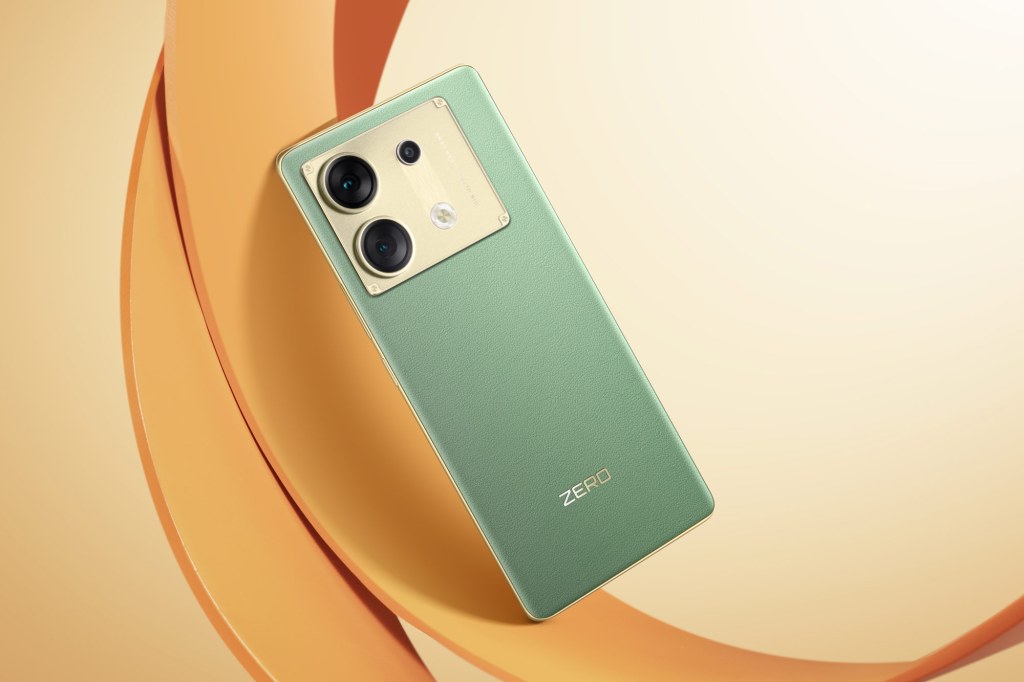 Infinix Zero 30 5G smartphone in green. Image: Infinix.