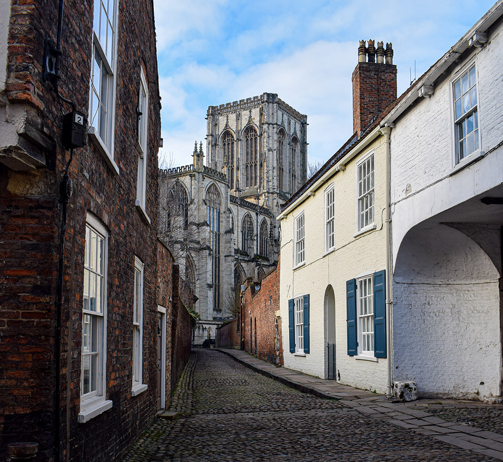 view of York Minster from Chapter House Street